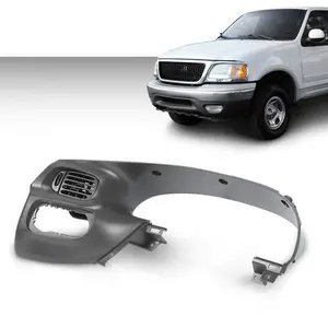 Fit For 97-03 Ford F150 Expedition Dash Instrument Cluster Bezel Panel Gray