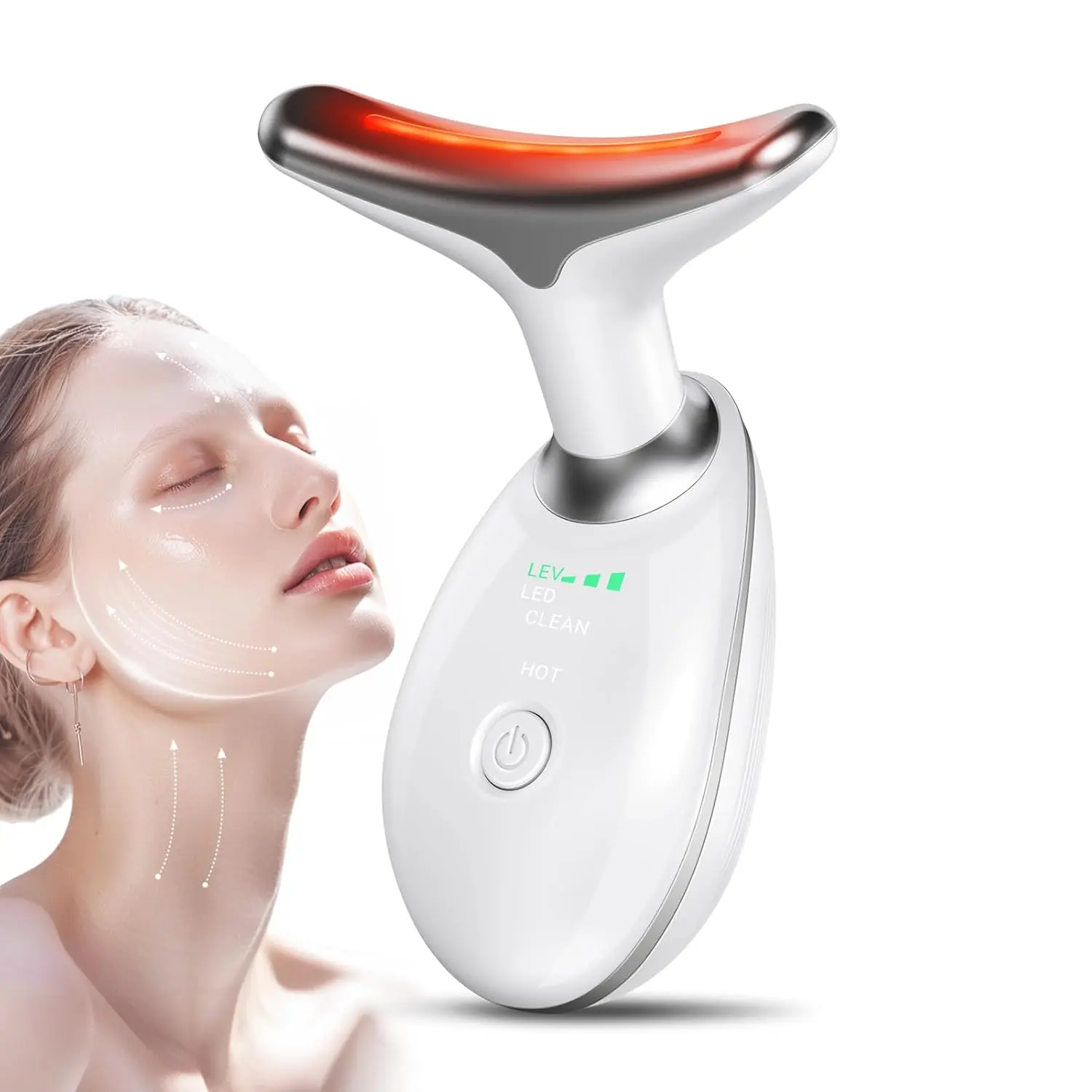 vibrating face wand Vinsetto Ergonomic Massage Office Chair, High Back Executive Desk Chair  with 6-Point Vibration, Adjustable Height, Swivel Seat and Rocking  Function, main image 1