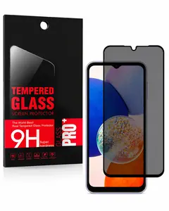 Privacy Tempered Glass for Galaxy A16 4G (A165 / 2024) / A16 5G (A166 / 2024) / A17 4G (A175 / 2025) / A17 5G (A176 / 2025) / A27 5G, Anti Spy Screen Protector, 9H Shatter Resistant, HD Clear, Case Friendly