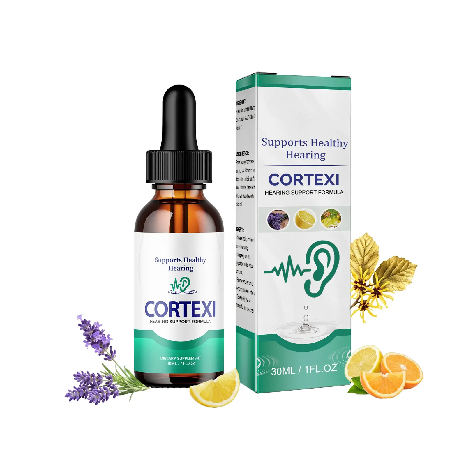Ear Drops for Tinnitus, Relief for Ear Ringing & Discomfort, Earwax Remover & Daily Clean Earwax, Soothing Daily Hygiene Care