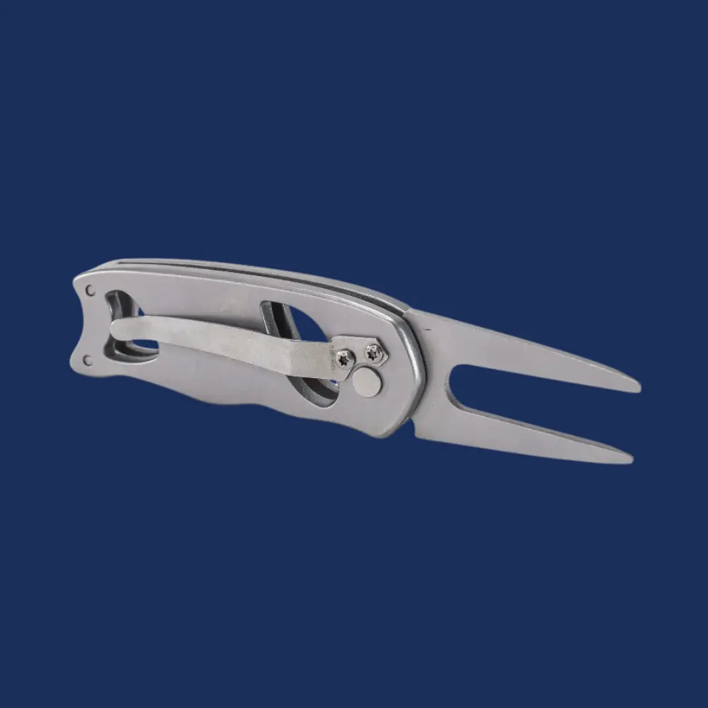 Golf divot tool for Repairing your divots. High quality golf ball repair tool by Caddied Golf.
