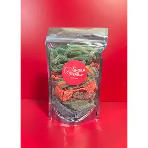 Sour Belt Candy Mix - Sour and Soft Candy with Fruit Flavor - 4 oz & 8 oz & 1 lb Candy Bag