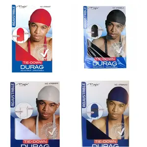 Adjustable & Breathable Tie-Down Durag Extra Long Tail