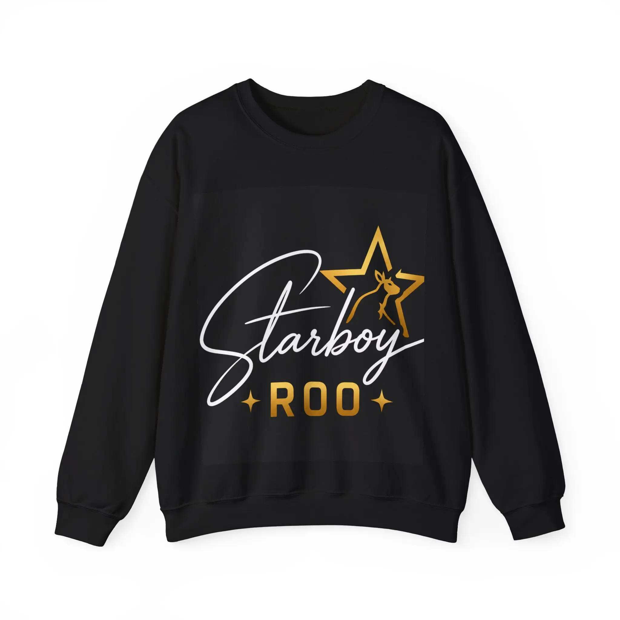 Starboy Roo crewneck sweatshirt | kangaroo star logo, retro script