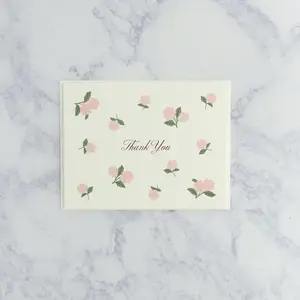 Pink Hydrangeas Thank You Card