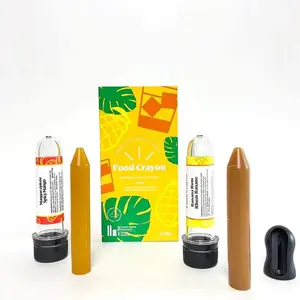 Banana Rum & Spicy Mango Flavored Food Crayon Duo Box Set, Flavor Sweet