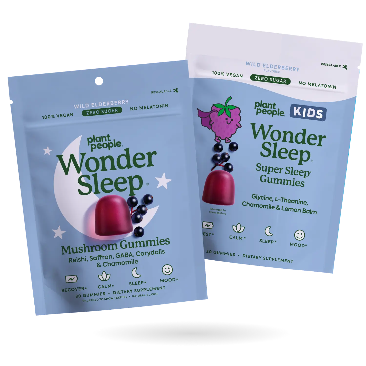 Wonder Family Sleep Set - Wonder Sleep Adults + Kids Sleep Gummies, Melatonin Free, Sugar Free Wonder Family Sleep Set - Wonder Sleep Adults + Kids Sleep Gummies, Melatonin Free, Sugar Free
