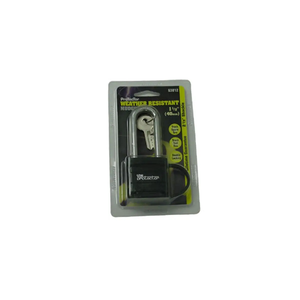 212 MAIN Barjan 07263012 Metal Weatherproof Padlock, Anti-Theft Lockable Safety Lock with 2 Keys for Automotive, Motorcycle Security