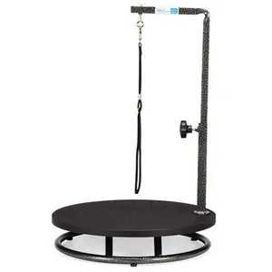 Master Equipment  23 in. Pet Grooming Table, Black - Small