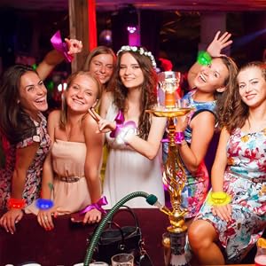 20 LED Light-Up Music Bracelets, Sound-Activated Glowing Bracelets, perfect for celebrity concerts, glow-in-the-dark parties, Christmas party favors, birthday gifts, carnivals, concerts, and nighttime events (durable silicone)