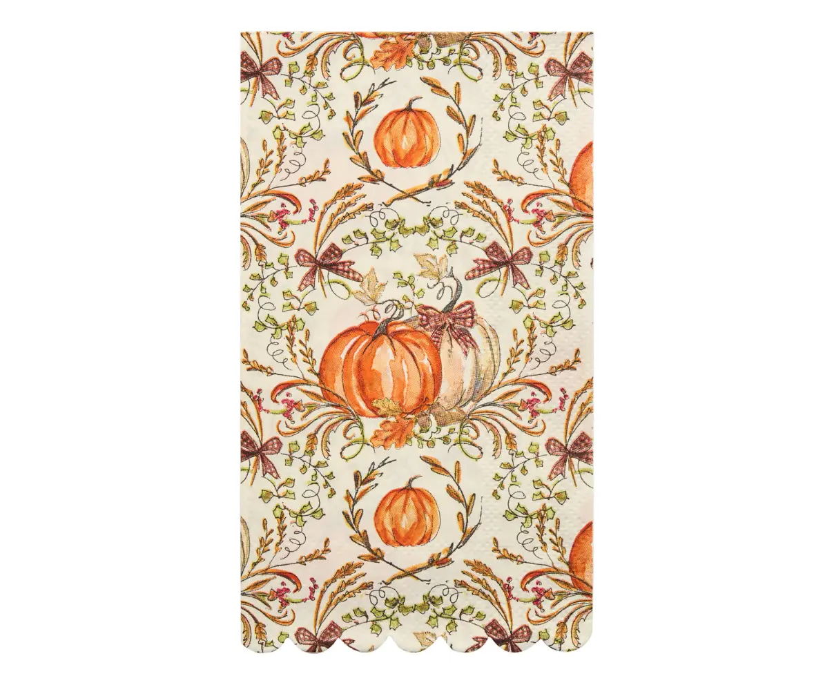 Autumn Gourds Guest Towels/20pk