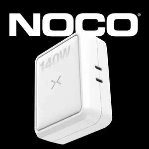 NOCO XGrid X140: 140W USB-C Charger – Dual Port Type C Power Adapter – GaN Fast Charging