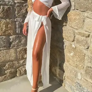 Vacation swimsuit for women, sun protection cover-up, bikini outerwear, can be worn on the beach