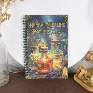 Herbal Healing Potions, Magical Herbalism Guide Pdf, Potion Recipes, Witch Grimoire, Herbal Remedies, Natural Magic Book