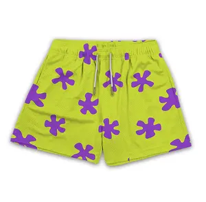 Patrick Star SpongeBob SquarePants Gym Shorts  Workout Sport Knee Pants with Pockets