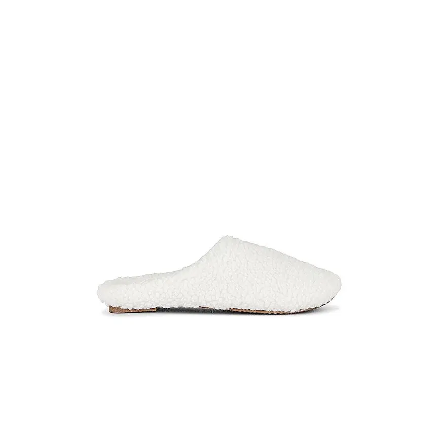 eberjey The Sherpa Slipper in Ivory