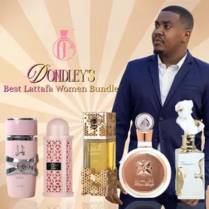Dondley's Best Lattafa Women's Bundle | Yara + Rave Now + Atheeri + Fakhaar + Her Confession | Eau De Parfum | Arabian Fragrances | Powdery, Sweet & Floral Notes