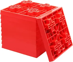 10 Pack Heavy Duty RV Levelers, Leveling Blocks, Ideal for Leveling Single and Dual Wheels, Camper Levelers