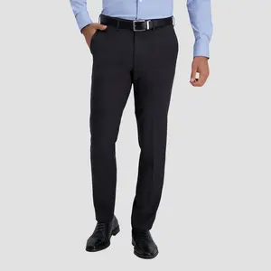 Haggar H26 Men's Skinny Leg Slim Fit Dress Pants Moisture Wicking Wrinkle Free