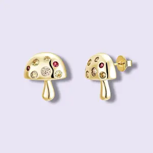 Mushroom Earrings