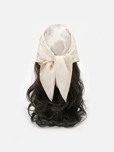 Women's Elegant Paisley Print Square Scarf, Summer Fashionable Minimalist Retro Bandana, Versatile All-match Scarf for Women & Girls for Daily Life Scarf Head Wrap