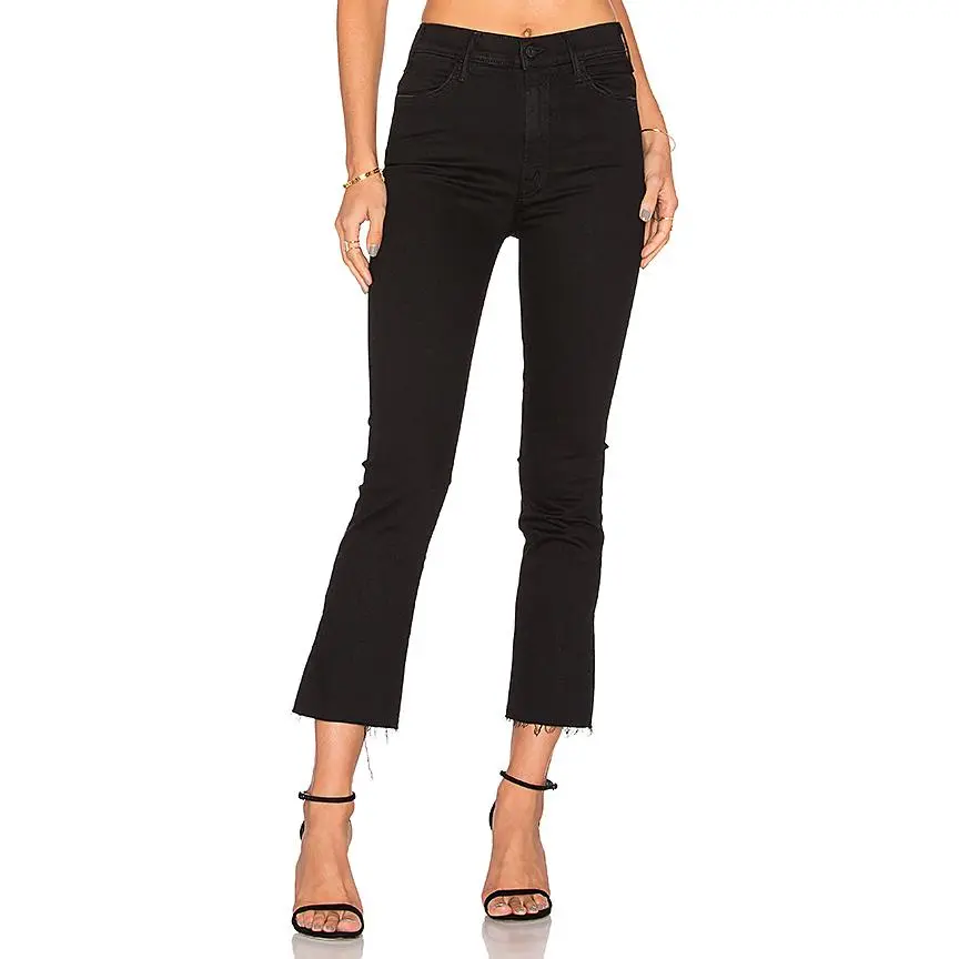 MOTHER The Hustler Ankle Fray Jeans in Not Guilty