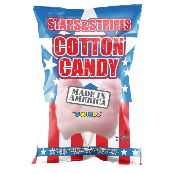 Stars and Stripes Cotton Candy (3 pack)