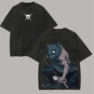 Hashibira Inosuke Printed Unisex Washed T-Shirt, Guys Gifts, TikTok Shop Deals