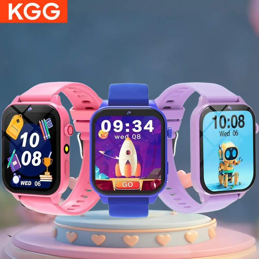 KGG Kids Game Waterproof Smart Watch , 18 Games 1.83 Inch HD Touch Screen Sleep Monitoring Camera Alarm Clock Children Boys Girls Gifts Smartwatch.