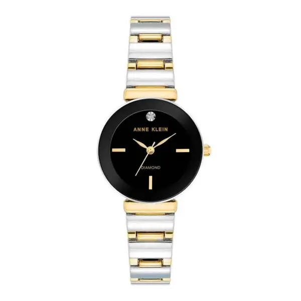 Anne Klein Classic Diamond Accented Bracelet Ladies Watch AK/2435GMTT Anne Klein Classic Diamond Accented Bracelet Ladies Watch AK/2435GMTT