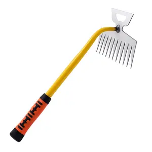 Grass Pot Soil Weeding Tool Manganese Steel 4/11 Tooth Manual Excavator Refurbished Garden Land Herb Supplies Easily Pulled