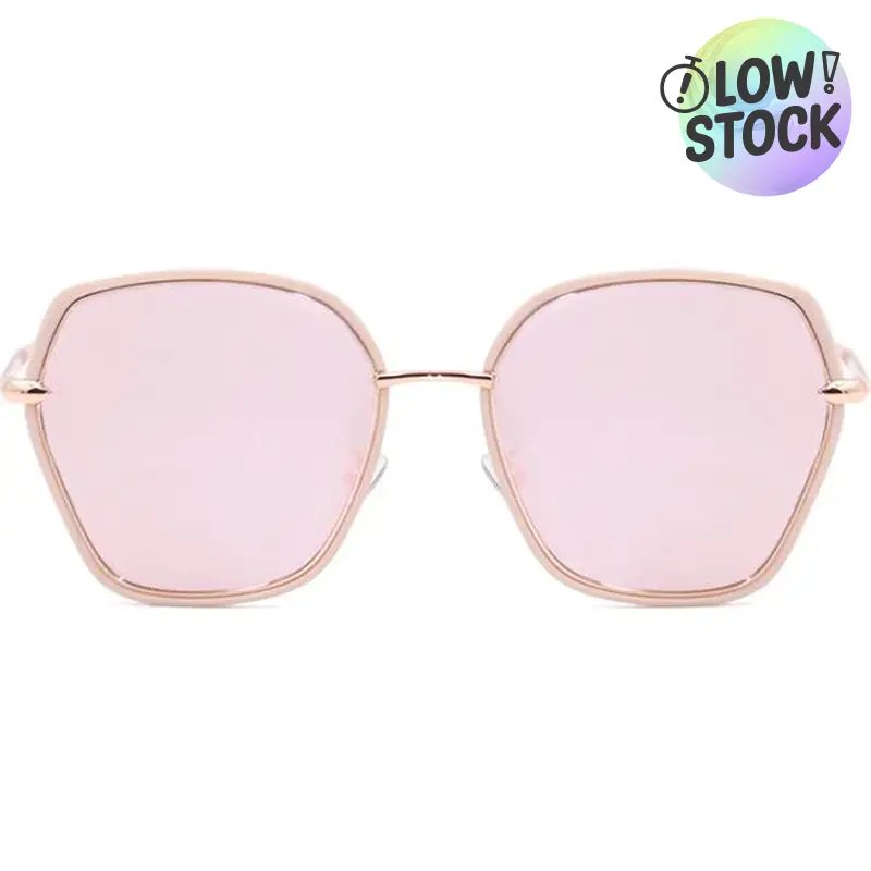 Maya Sustainable Rose Gold Sunglasses with Lightweight Design and Comfortable Fit