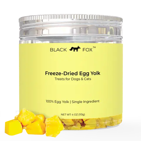 Freeze-Dried Egg Yolk Treats Snacks for Dogs & Cats