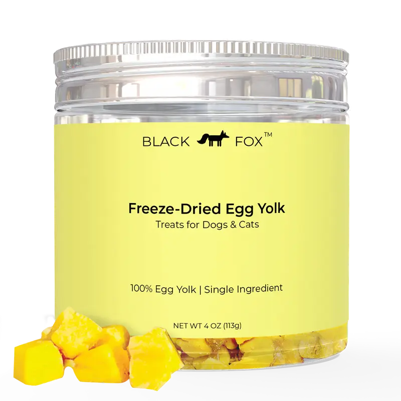 Freeze-Dried Egg Yolk Treats Snacks for Dogs & Cats