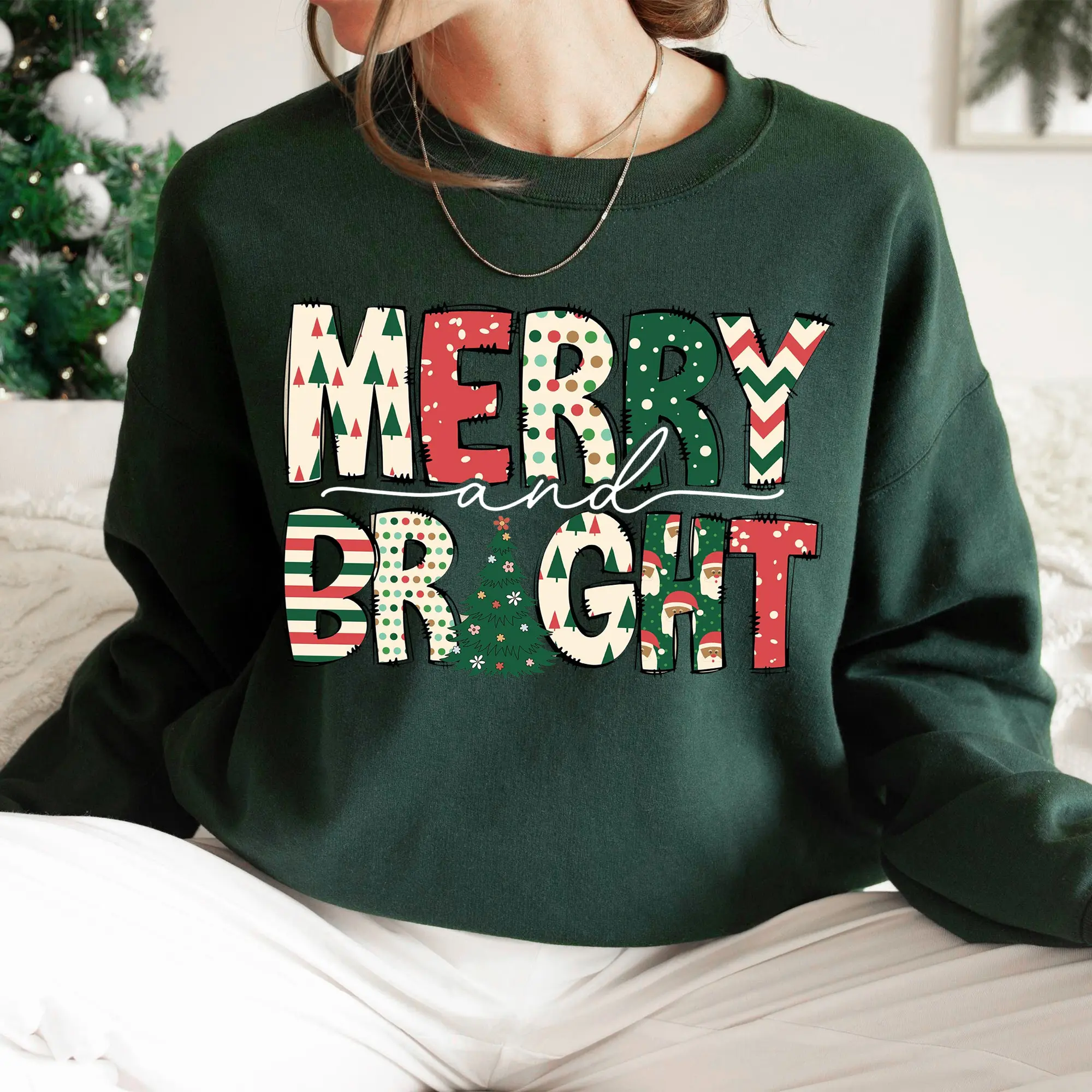 Merry and Bright Sweatshirt, Family Christmas Sweatshirt, Coquette Christmas Shirt, Merry Xmas Sweater, Christmas Snow Sweatshirt, Christmas Sweater, Cute Merry Sweatshirt, Winter Oversized Shirts