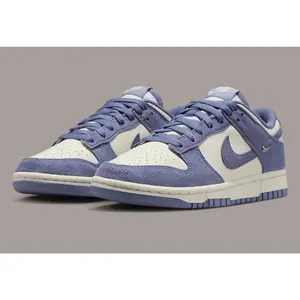 Women's Nike Dunk Low "World Indigo" Mini Swoosh IB4417-103 Fahion Athletic Sneaker