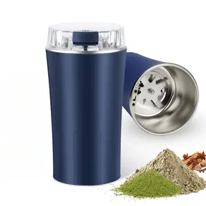 Smart Coffee Grinder for Home Baristas – Powerful Electric Bean & Spice Blender| Dry Grinding Tool for Nuts, Herbs, Grains| Sleek Stainless Steel| Easy-Clean, Multipurpose| Ideal Kitchen Gift for Coffee Lovers & Chefs