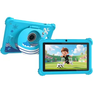 Kids Tablet 7 inch Android Tablet for Toddler Eye protection IPS Screen 4GB RAM 32GB ROM Bluetooth Wifi Children Tablets with Parental Controls Dual Camera Fine Case