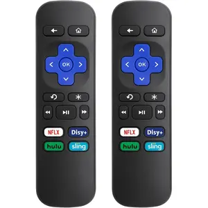 (2 Pack) Replacement Remote Control for Roku Express, for Roku Premiere, for Roku Box, for Roku Player, for Roku 1 2 3 4 -[NOT for Stick or TV]-USA
