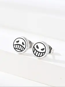 Anime Cosplay Earring Titanium Steel Material, Retro Design Inspired by Anime Characters, Durable & Stylish Accessory for Fans Ear Studs
