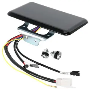 10in1 Go Kart LCD Display Meter Gauge 48V-72V Control Panel for AYV UTV Quad Scooter - Power Display Speedometer Odometer Turn Signal Indicators Headlight Gear Indicator Cruise Brake ECU Safety Belt