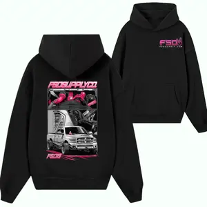 FSD Supply Co Pink Diesel Graphic Hoodie, Turbo & Engine Bay Design, Truck Enthusiast Streetwear, FSD19 Mechanic Style Pullover, tiktok shop deals