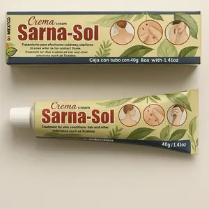 Sarna-sol Cream 40g for Skin Conditions Hair and Other Infections Treatment with 1.41oz Tube