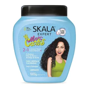 SKALA Hair Type 3ABC Mais Cachos - More Curls Eliminate Anti Frizz, For Curly Hair 2 in 1 Conditioning Treatment Cream and Cream To Comb - 35.2Oz