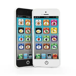 English Toy Phone Educational Puzzle Toy Learning Tool, 8 Modes Including Phone Mode, Piano Mode, Color Mode, Fruit Mode, Drum Mode