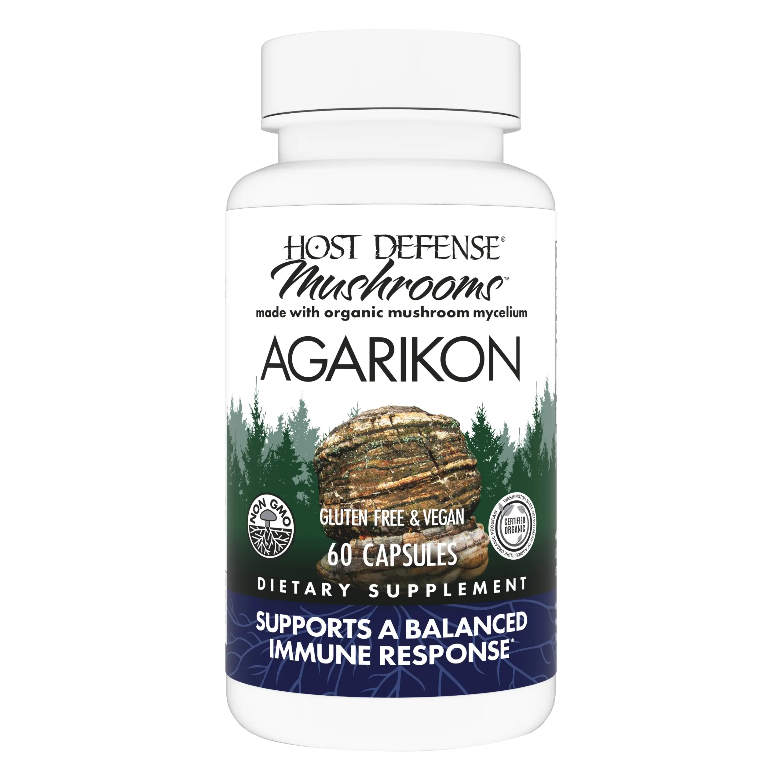 Host Defense Agarikon Capsules - 60 Count