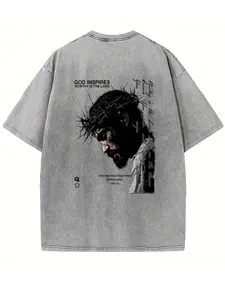 [KM 100%cotton]valentine shirts  FATHER , FORGIVE THEM Vintage Jesus Christian Oversized T-Shirt / Tank Top / Hoodies, God Inspires Faith Graphic Tee, Religious Streetwear, Gospel Worship Shirt, Gift for Believers