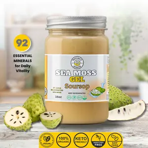 Soursop Sea Moss Gel | Organic Dietary Supplement | Natural Vitamins | Health & Fitness Superfood