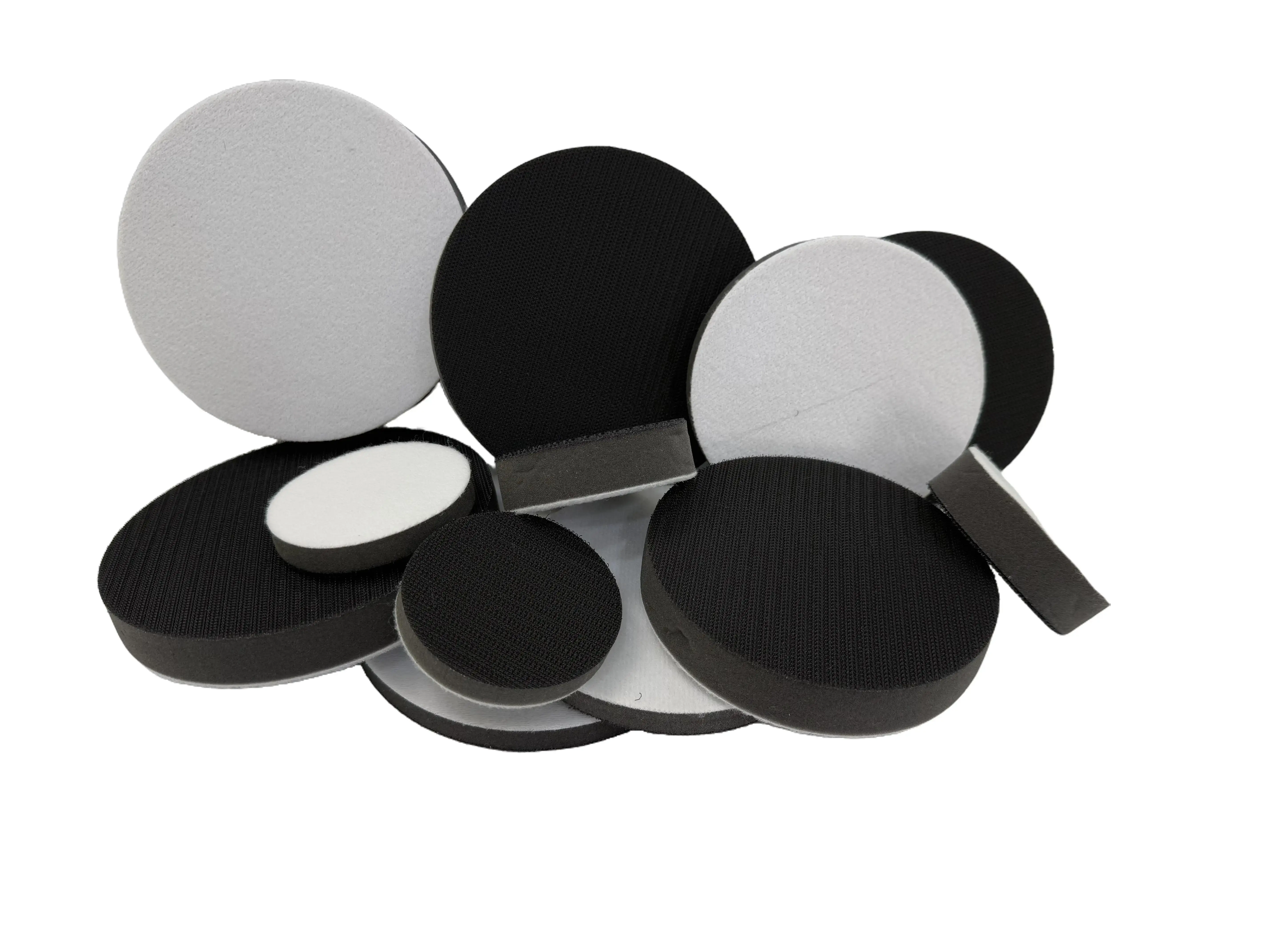 Hook and Loop Interface Pad, 3/5/6 inch, 3/8" and 7/8" thickness - 5/10/20 Packs