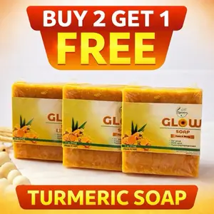 Dark spot remover Lemon turmeric soap without fragrance